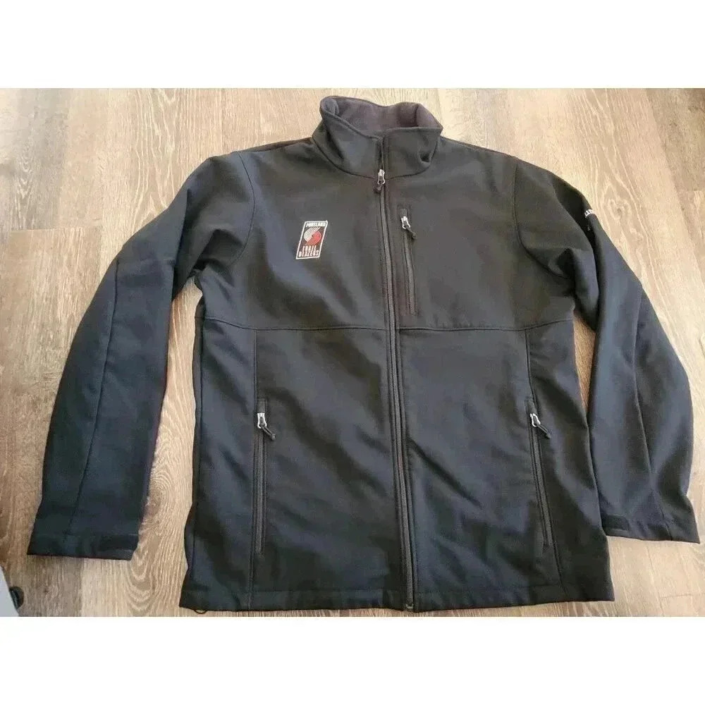 Trail Blazers Columbia soft shell jacket size large #6